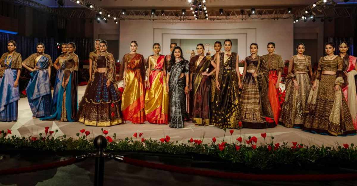 kerala traditional dress fashion show Envashion' fashion show puts Kerala's handloom sector back to its glory