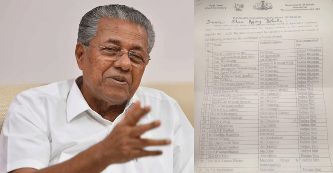 Centre rejected Kerala's Padma award recommendation. Modi-Pinarayi tussle to blame?