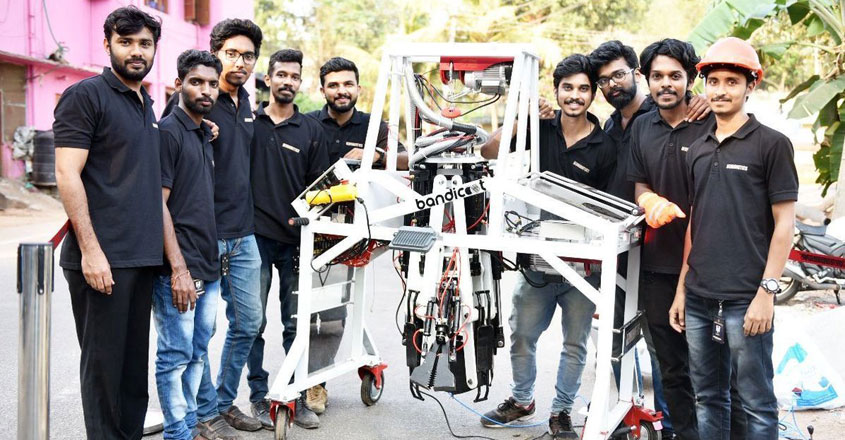Bandicoot, world's first sewer cleaning robot by Kerala engineers, wins Infosys award Bandicoot, world's first sewer cleaning robot by Kerala engineers, wins Infosys award