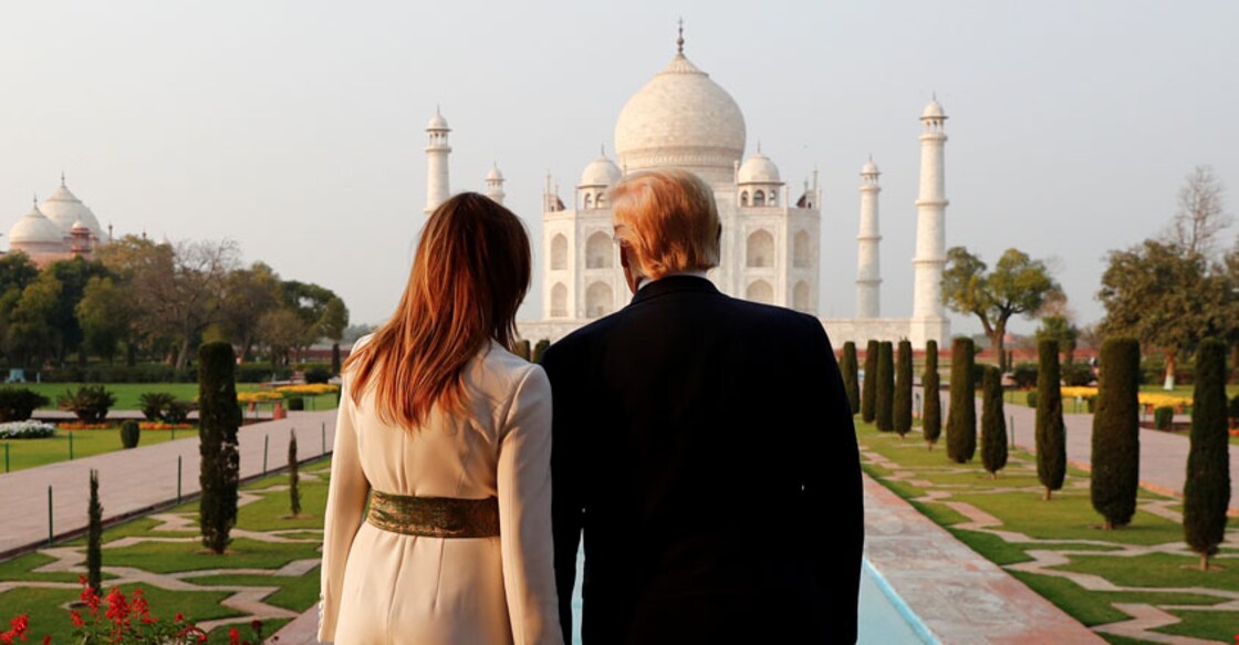President Trump visits Taj Mahal, says America loves India