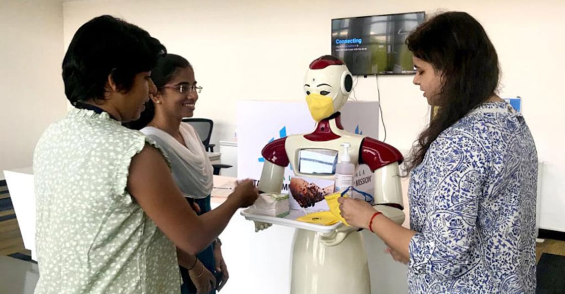 Now, robots spread awareness about COVID-19 in Kerala Now, robots spread awareness about COVID-19 in Kerala