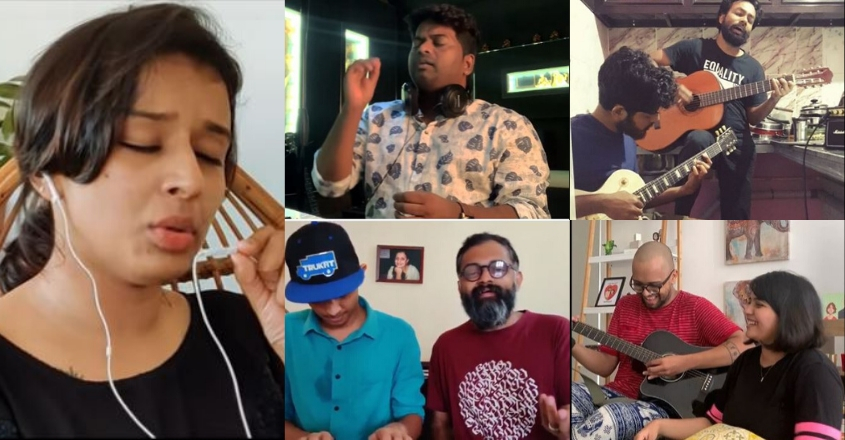 Kerala musicians croon to beat corona lockdown blues Kerala musicians croon to beat corona lockdown blues