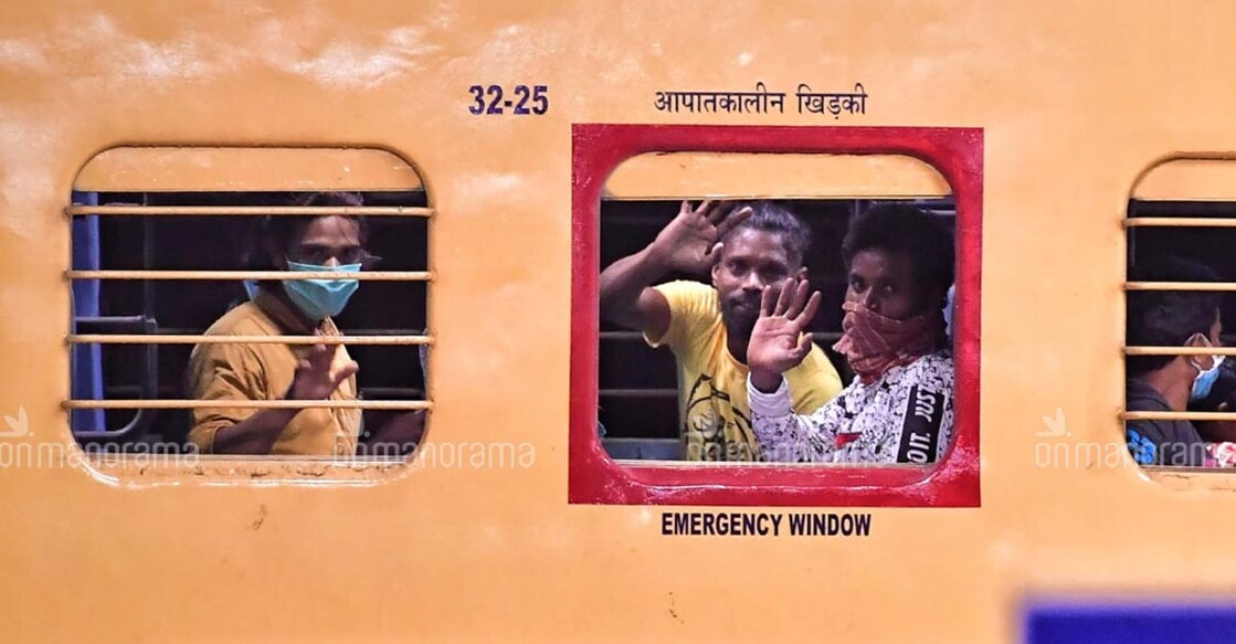 COVID-19 lockdown: Over 1,000 migrants from Kerala head home on special train