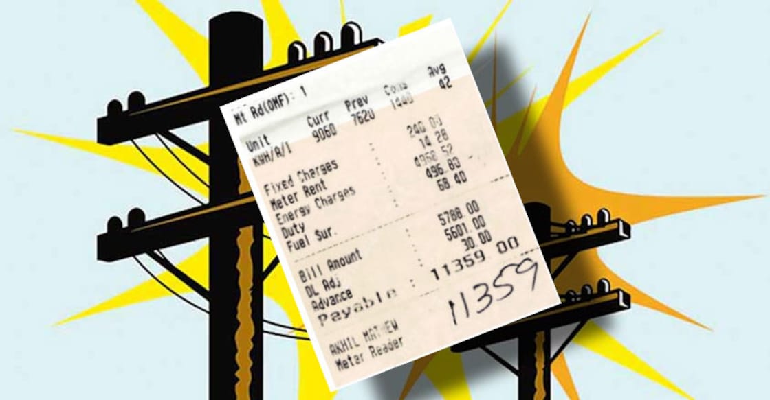 Rs 11,359 bill for two bulbs and a TV at a Kerala daily wage worker's home