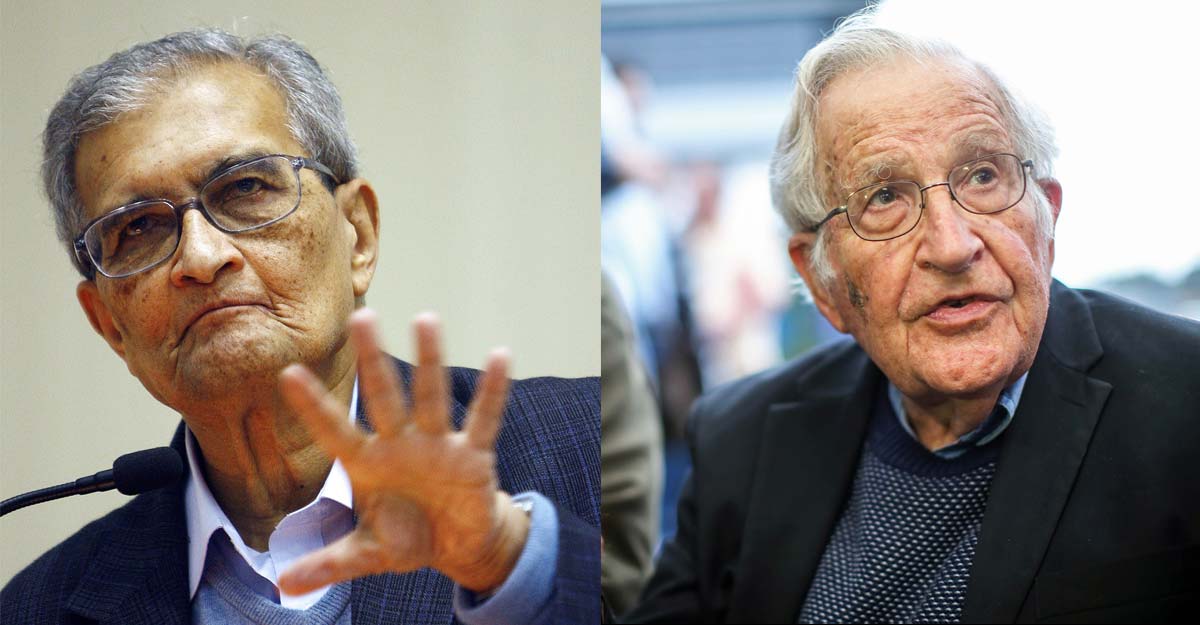 Chomsky and Sen want neo-liberal order thrown off its perch post COVID Chomsky and Sen want neo-liberal order thrown off its perch post COVID