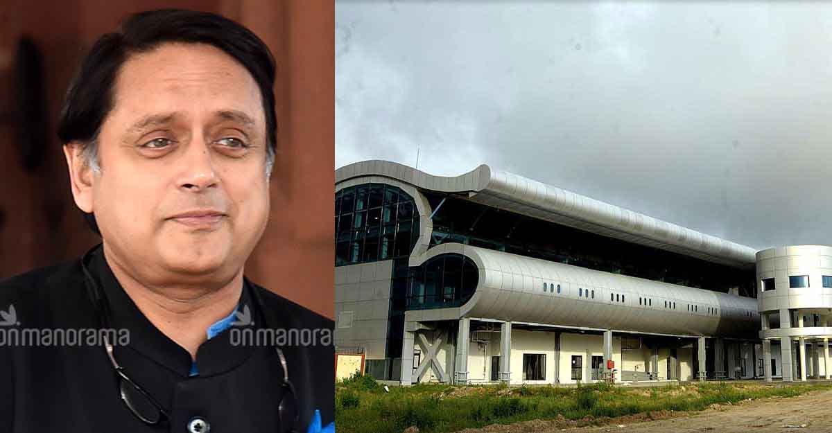 shashi-tharoor-trivandrum-airport