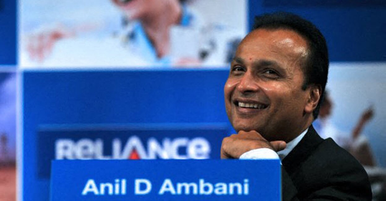 In this file photograph from September 2012, Anil Ambani smiles during the annual general meeting of Reliance Power in Mumbai. File photo: AFP