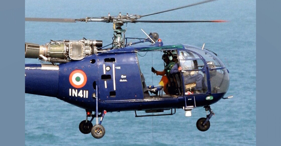 Chetak Helicopter. File photo: PTI