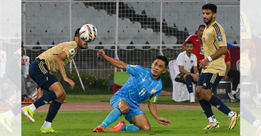 Fifa Wc Qualifier India Play Out Goalless Draw With Kuwait In Chhetris Farewell Match 7470