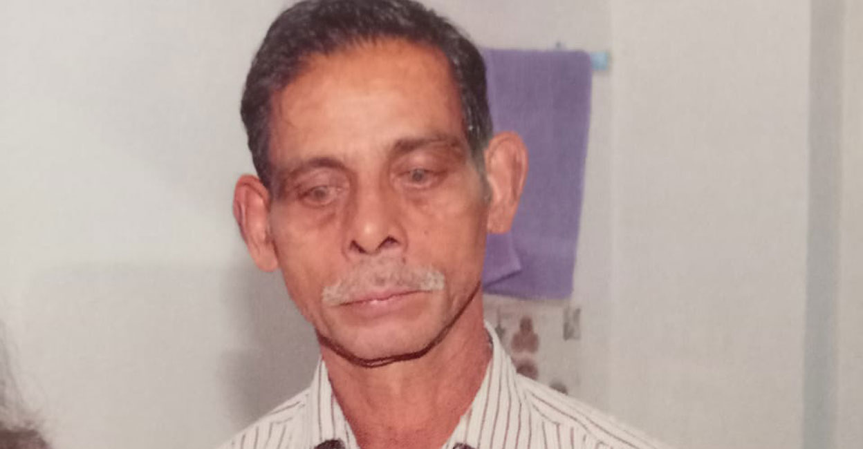Palatt Abraham, farmer killed in gaur attack. Photo: Special arrangement