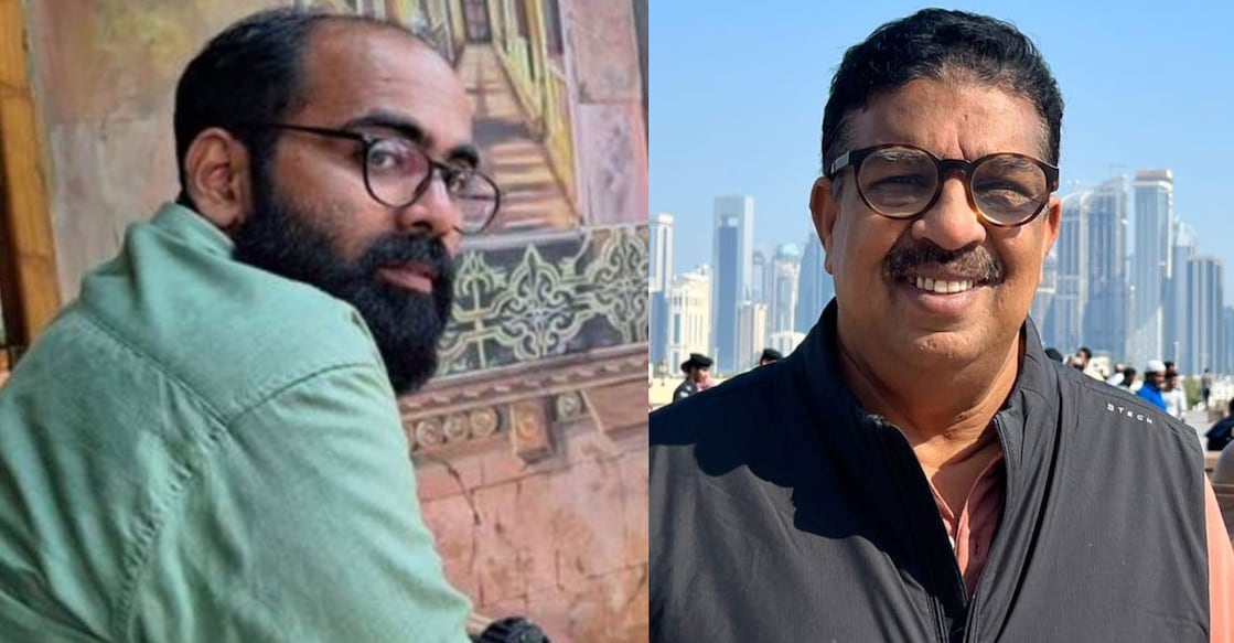 Ribesh R S (left) and Parakkal Abdulla. 