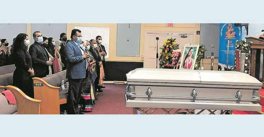 Keralite nurse Merin Joy laid to rest in US