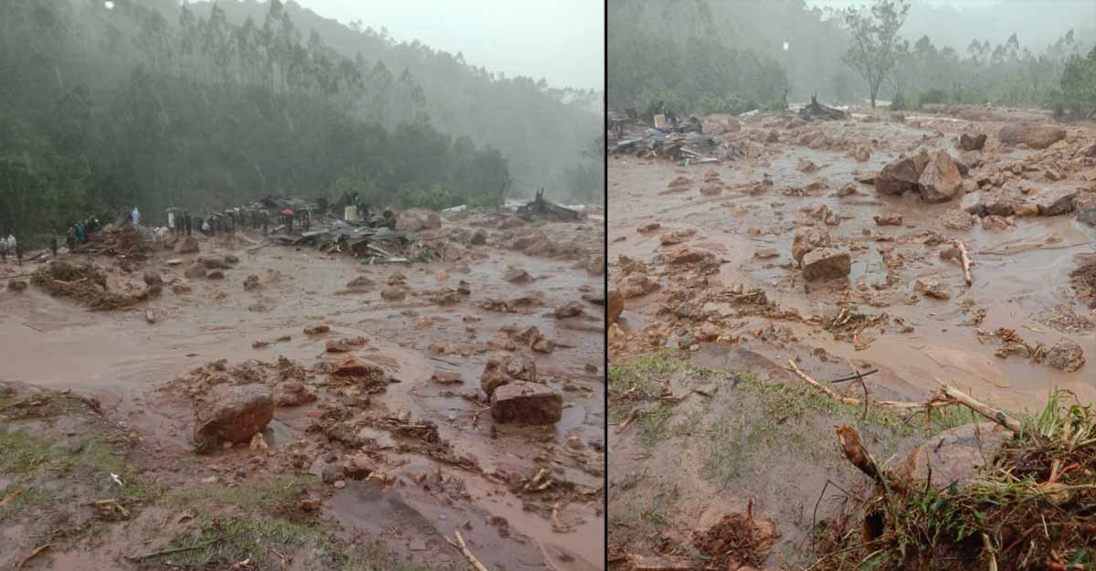 Massive landslide in Mannar's Rajamala