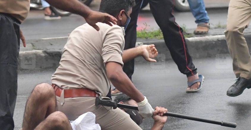 Social media abuzz over Kerala police version of 'George Floyd' attack Social media abuzz over Kerala police version of 'George Floyd' attack