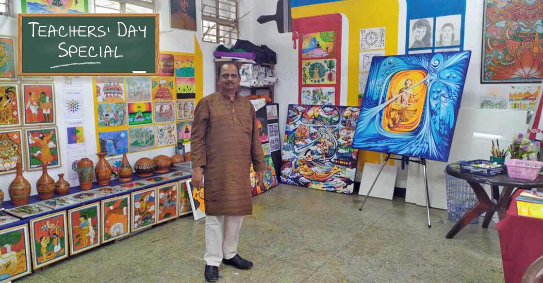 This Teachers' Day, meet Saji Kumar who transformed lives of Navodaya students through art