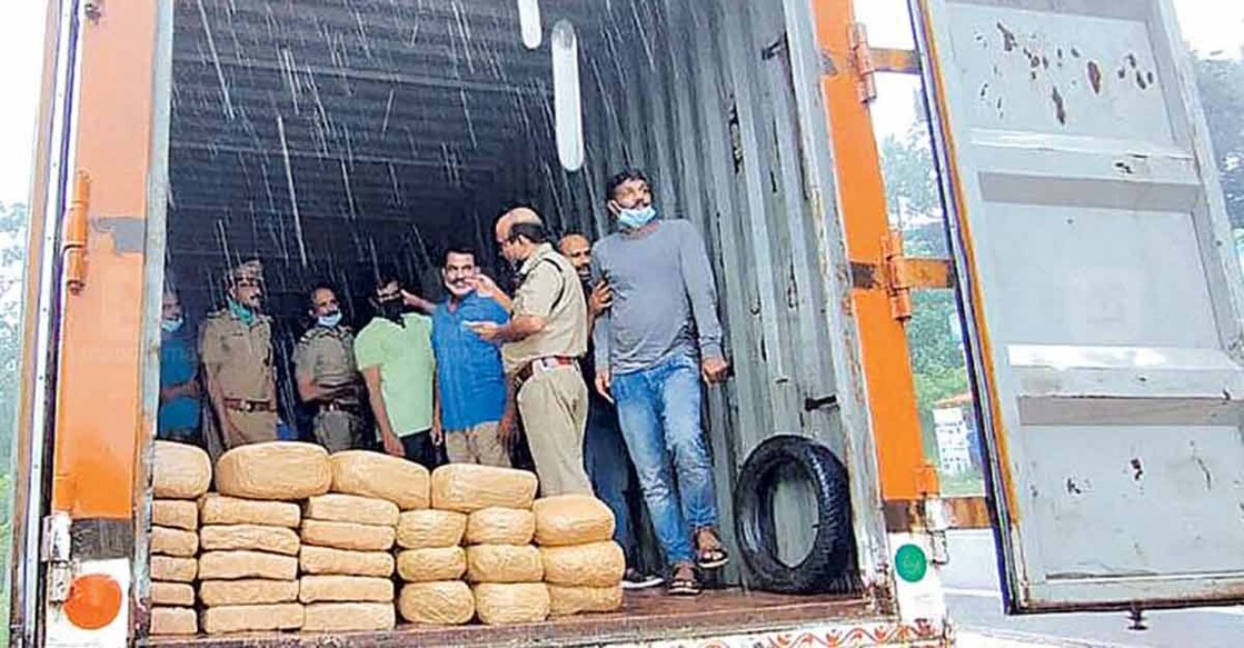 500kg ganja seized from lorry in Attingal, biggest drug bust in Kerala