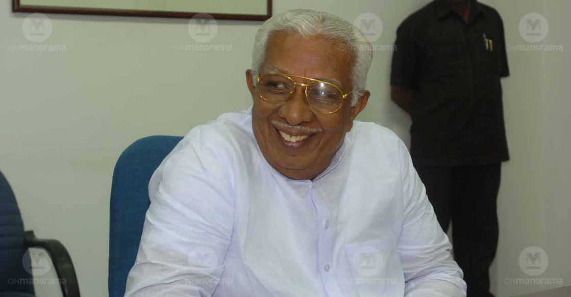 Vakkom Purushothaman. File Photo: Manorama