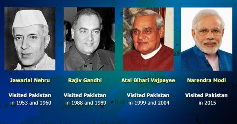 Indian PMs who visted Pakistan