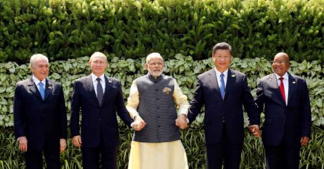 Modi at BRICS