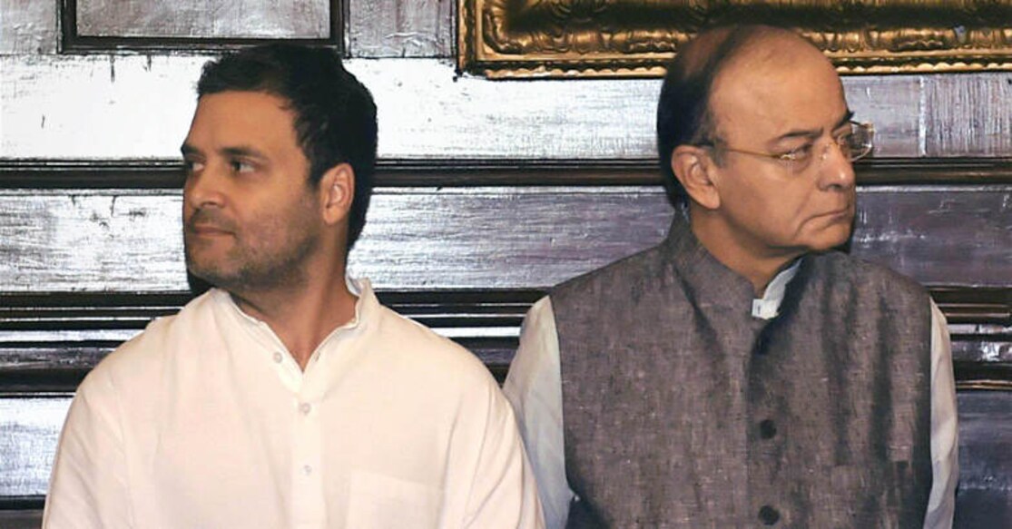 Rahul, Jaitley spar over Rafale jet pricing