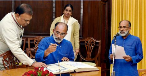 Alphons takes oath as Rajya Sabha member