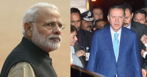 Modi to hold talks with Turkish president Erdogan today