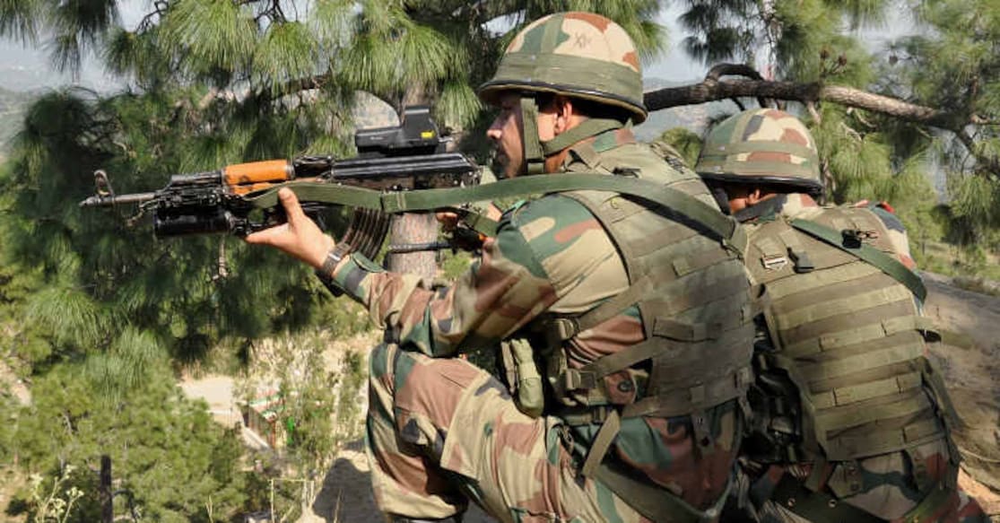Pak troops fire mortars from across LoC and IB, two civilians injured