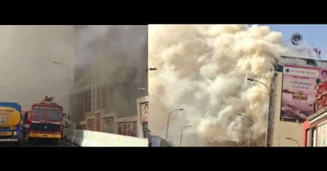 Major fire breaks out at Chennai Silks in T Nagar | Video