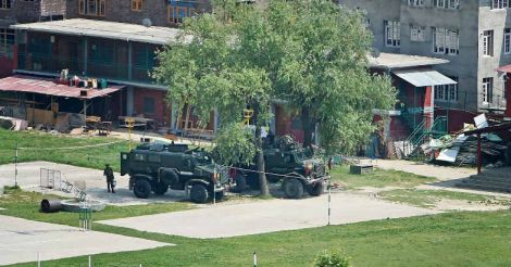 Srinagar encounter rages on, two Army men injured