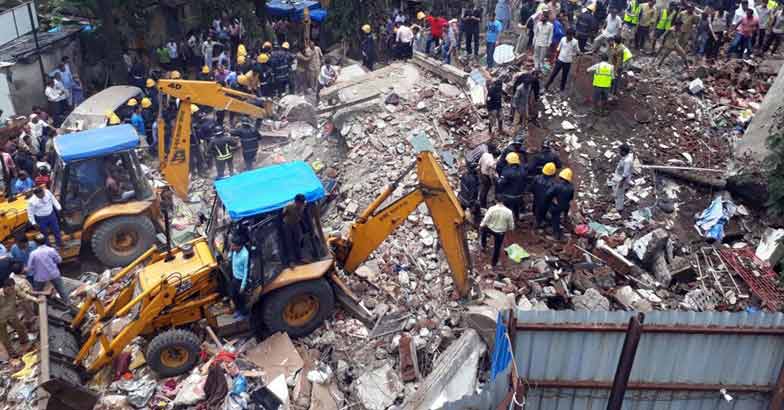12 dead, many feared trapped in Mumbai building collapse | Mumbai ...
