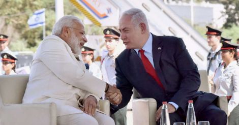 Modi with Netanyahu