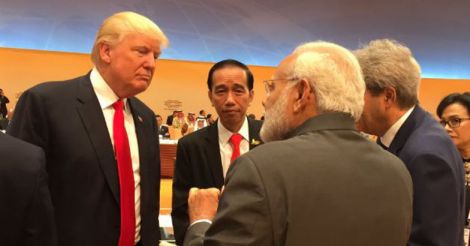 Modi with Trump