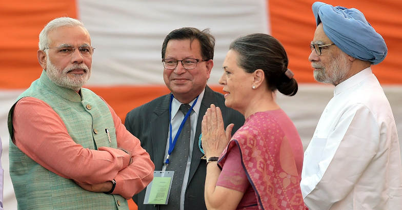 Modi, Sonia Gandhi Modi, Sonia Gandhi. File photo: PTI