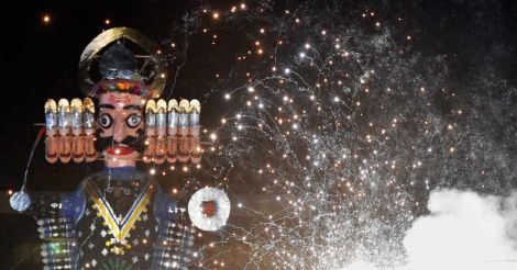 Story in pictures: how India celebrated Dussehra