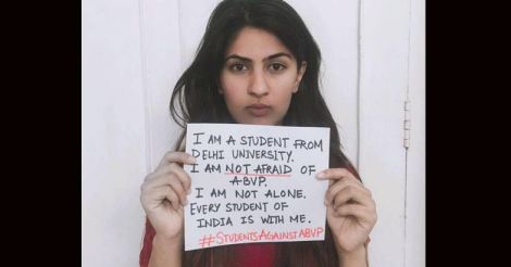 'Not afraid of ABVP', DU student who lost father in Kargil war launches online campaign