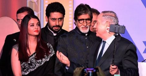 'Oscar' moment: Israel PM Netanyahu clicks selfie with B-town stars