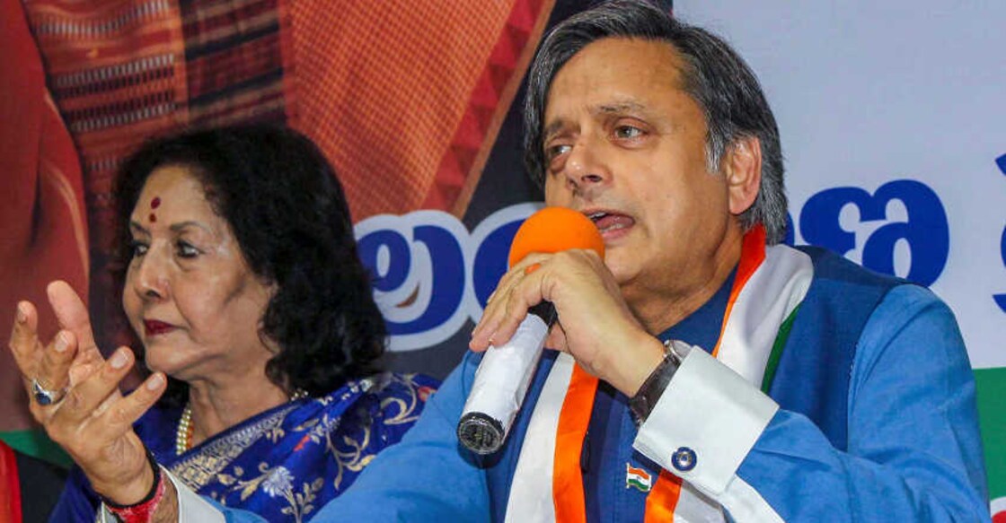 Congress won't fight political battles abroad: Tharoor on Swaraj's UN speech