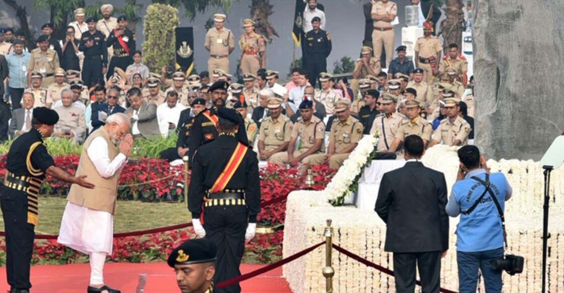 National Police Memorial unveiled, Modi slams delay 