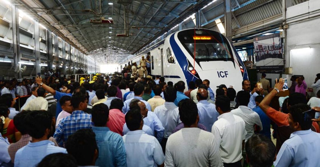 Train 18, India's first engine-less train unveiled