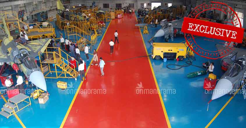 HAL Tejas production line