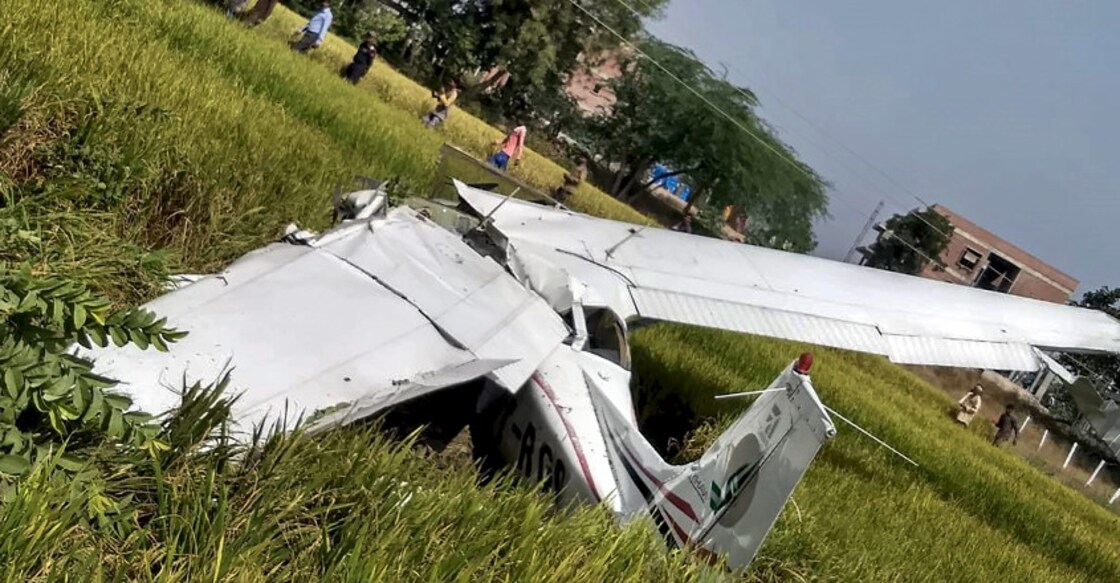 Pilot safe as trainer aircraft crashes near Hyderabad