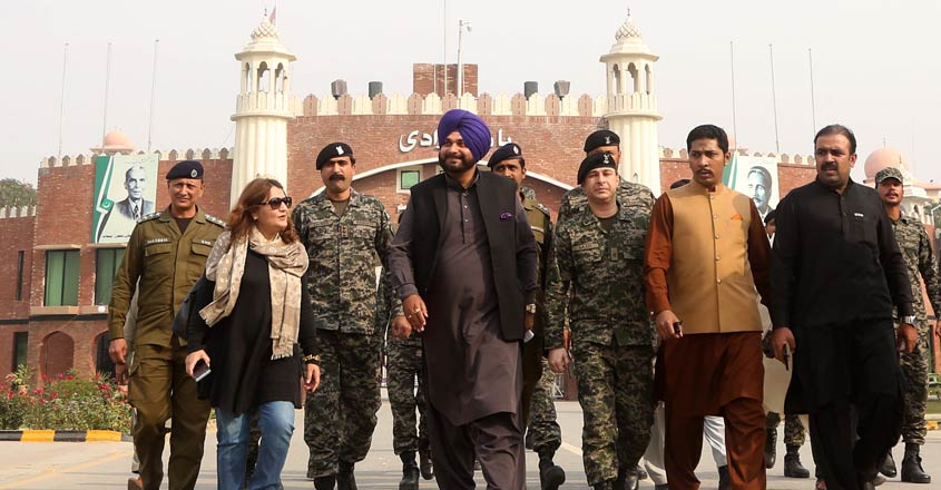 Two Union ministers on Pak soil for corridor foundation ceremony, term it 'historic step' Two Union ministers on Pak soil for corridor foundation ceremony, term it 'historic step'