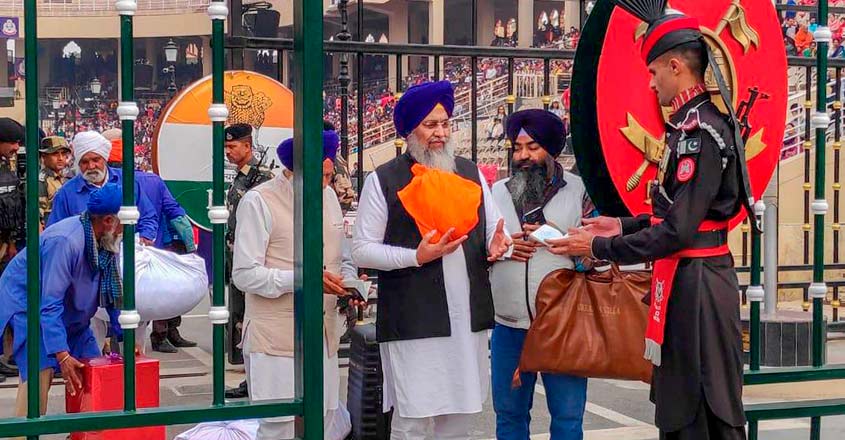 Two Union ministers on Pak soil for corridor foundation ceremony, term it 'historic step' Two Union ministers on Pak soil for corridor foundation ceremony, term it 'historic step'