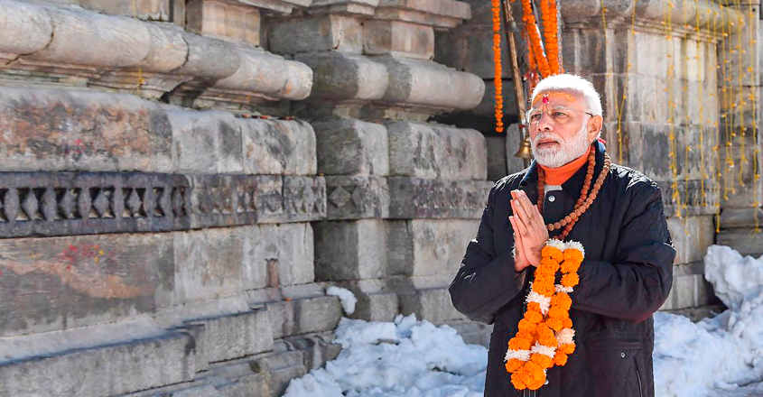 Modi offers prayers at Kedarnath, reviews reconstruction projects