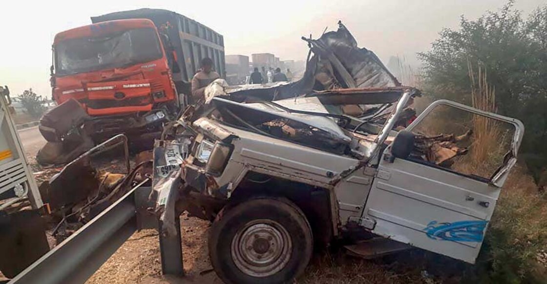 7 killed in vehicle pileup caused by dense fog in Haryana