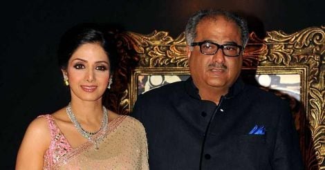 Sridevi with husband Boney Kapoor