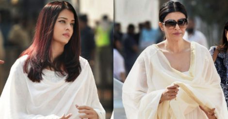 Wrapped in tricolor, Sridevi begins her last journey