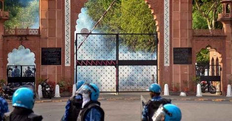 Violence at Aligarh Muslim University over Jinnah portrait
