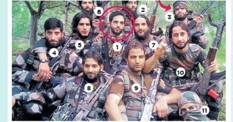  Shopian encounter wipes out last remaining face from Burhan Wani's viral photo 