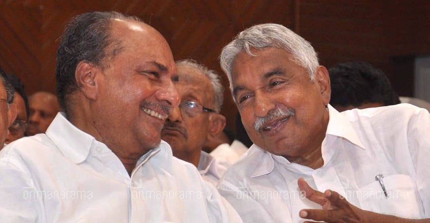 A K Antony and Oommen Chandy A K Antony and Oommen Chandy